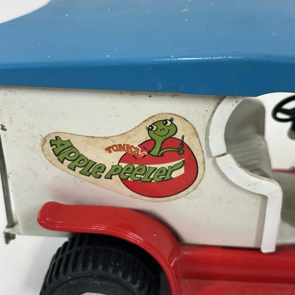 Vintage 1970s Mini Tonka Apple Peeler Hot Rod Pressed Steel